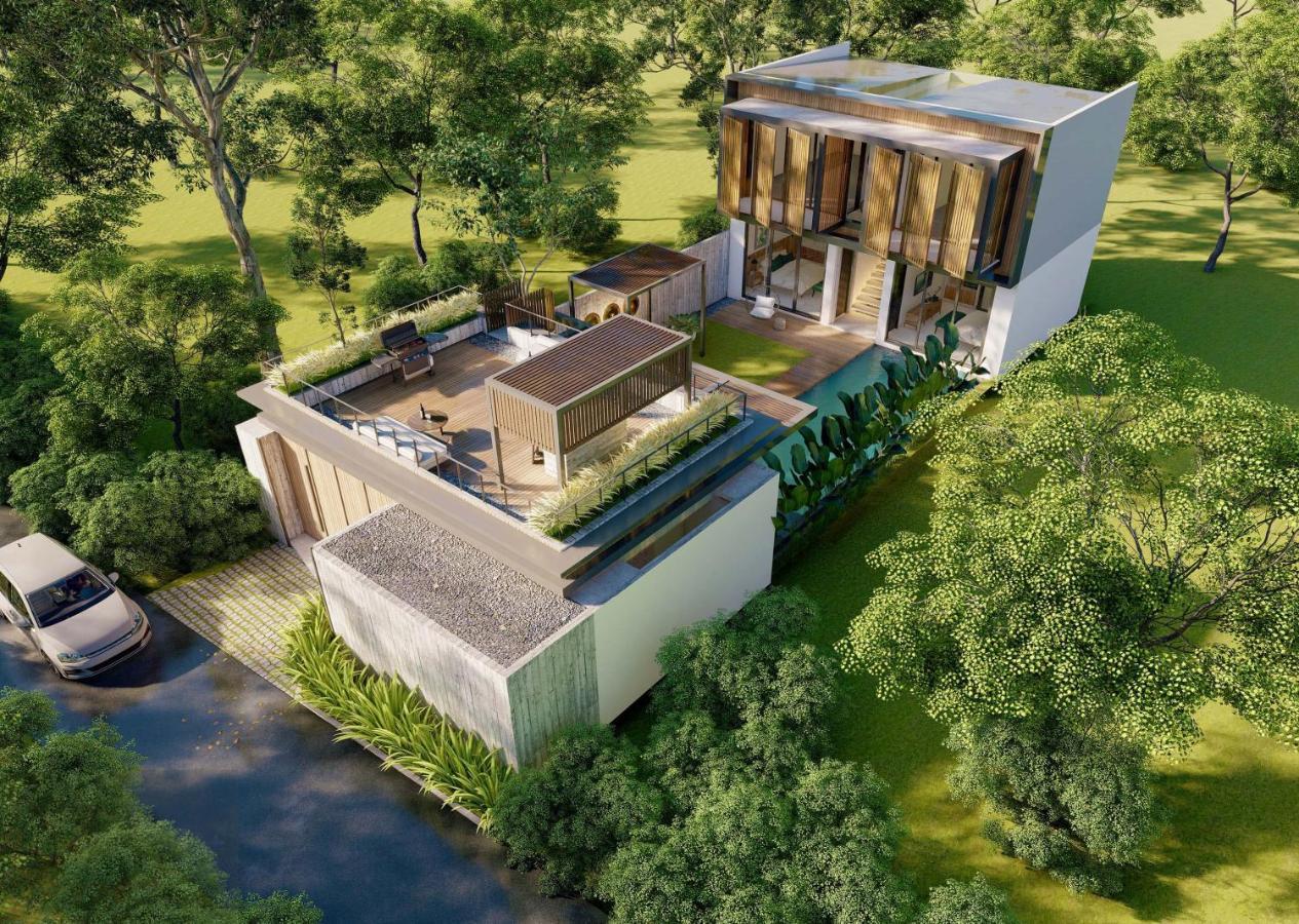 New 4 Bedroom 5 Min Walk To Berawa Beach Enclosed Livng Canggu Exterior foto
