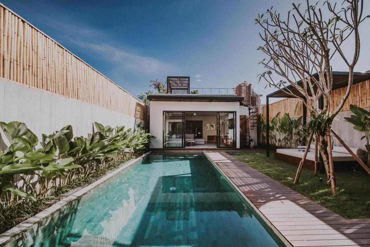 New 4 Bedroom 5 Min Walk To Berawa Beach Enclosed Livng Canggu Exterior foto