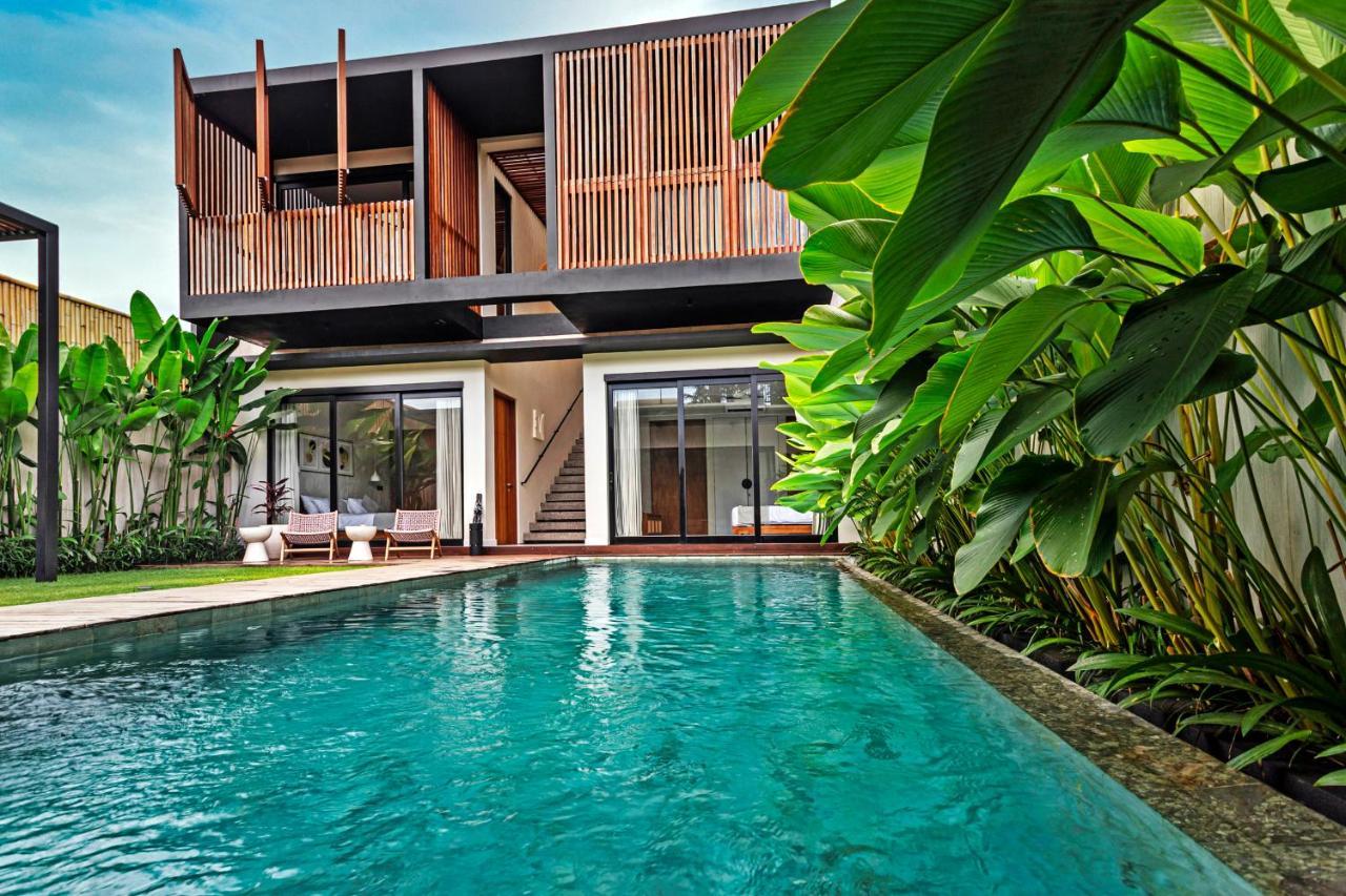 New 4 Bedroom 5 Min Walk To Berawa Beach Enclosed Livng Canggu Exterior foto